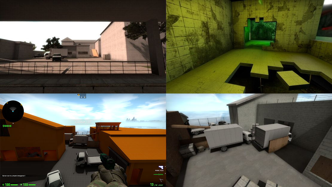 Various CS:GO maps